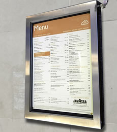 MENU DISPLAY